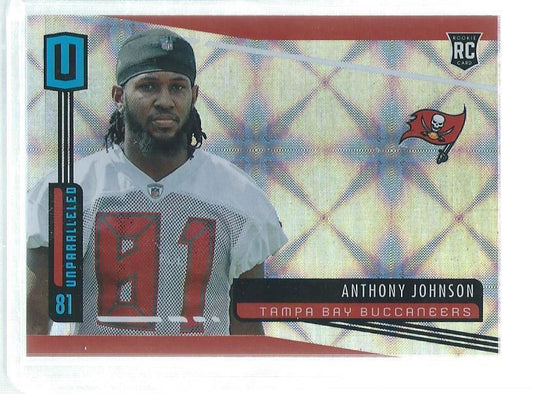ANTHONY JOHNSON 2019 UNPARALLELED GALACTIC ROOKIE RC SSP CASE HIT #300