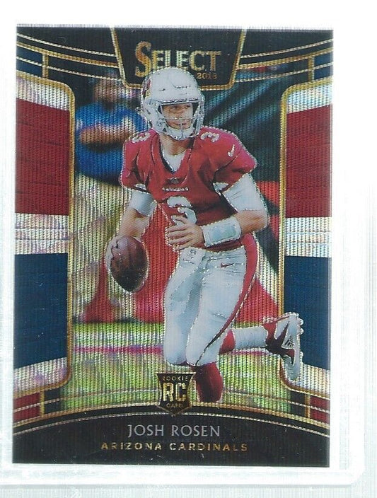 JOSH ROSEN 2018 PANINI SELECT TRI COLOR PRIZM CONCOURSE RC #D 107/199