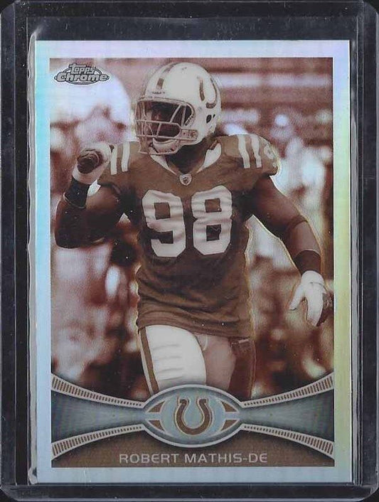 ROBERT MATHIS 2012 TOPPS CHROME SEPIA REFRACTOR #D 50/99