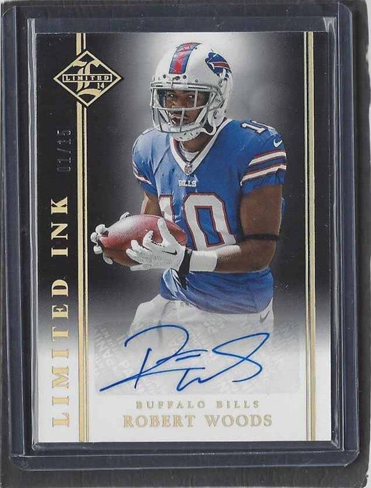 ROBERT WOODS 2014 LIMITED INK GOLD AUTO #D 1/15