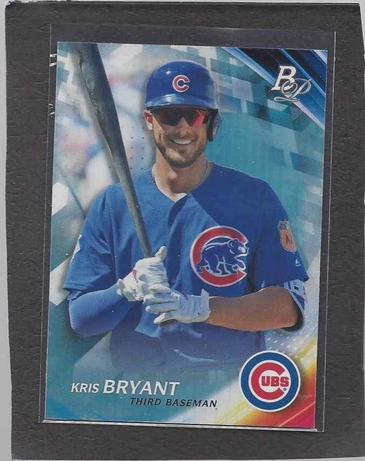 KRIS BRYANT 2017 BOWMAN PLATINUM SP PHOTO VARIATION SHORT PRINT #1