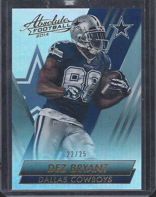 DEZ BRYANT 2014 ABSOLUTE SPECTRUM GOLD #D 22/25