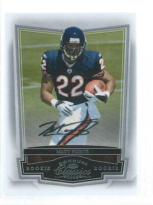MATT FORTE 2008 DONRUSS CLASSICS ROOKIE AUTO RC #D 281/499