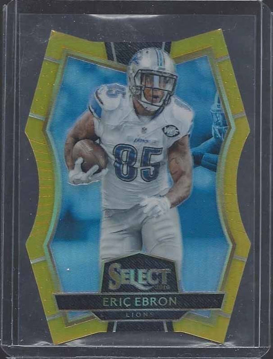 ERIC EBRON 2016 PANINI SELECT GOLD DIE CUT PRIZM #D 10/10