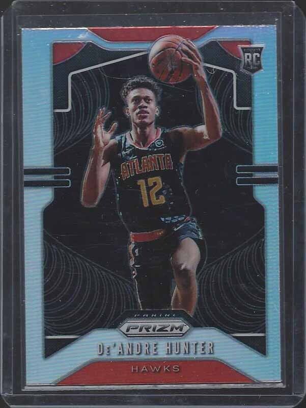DE'ANDRE HUNTER 2019-20 PANINI PRIZM SILVER ROOKIE PRIZMS SSP RC #251
