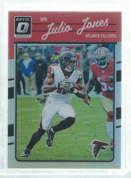 JULIO JONES 2016 DONRUSS OPTIC SILVER HOLO #6
