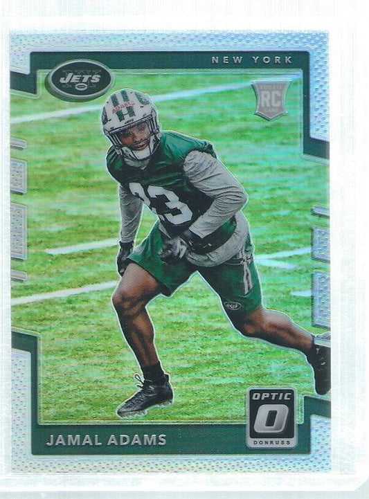 JAMAL ADAMS 2017 DONRUSS OPTIC SILVER HOLO ROOKIE RC #126