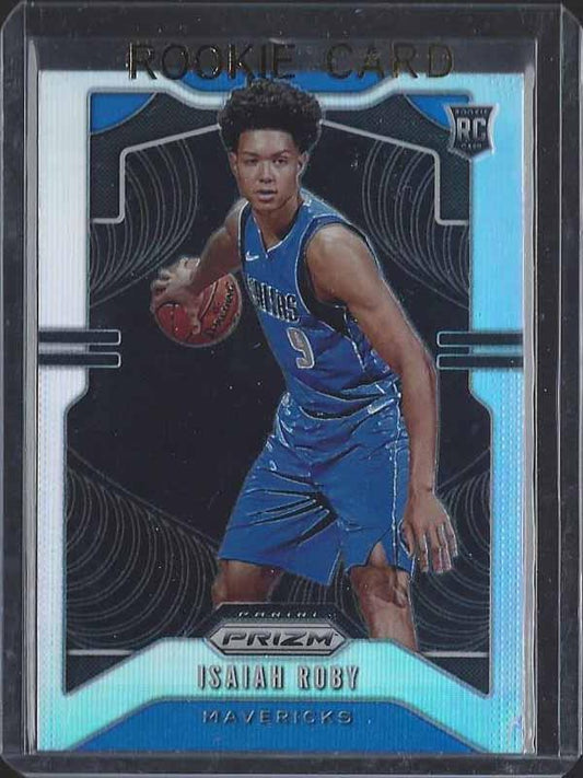 ISAIAH ROBY 2019-20 PANINI PRIZM SILVER ROOKIE PRIZMS SSP RC #283