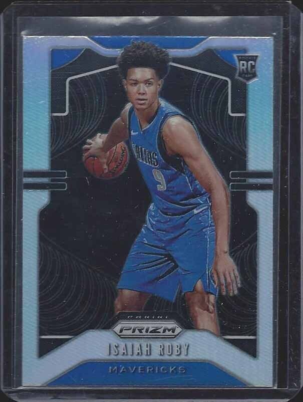 ISAIAH ROBY 2019-20 PANINI PRIZM SILVER ROOKIE PRIZMS SSP RC #283