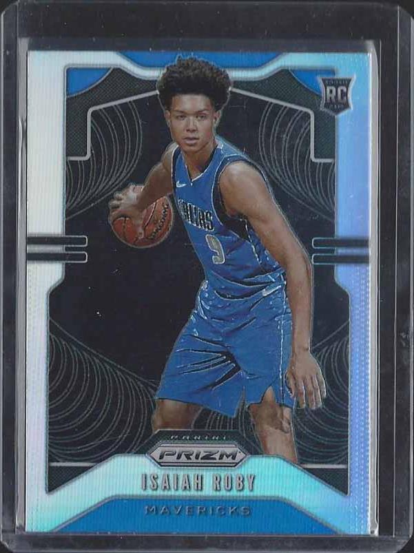 ISAIAH ROBY 2019-20 PANINI PRIZM SILVER ROOKIE PRIZMS SSP RC #283