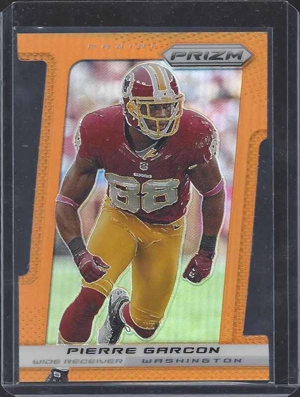 PIERRE GARCON 2013 PANINI PRIZM ORANGE DIE CUT PRIZMS REFRACTOR #D 48/50