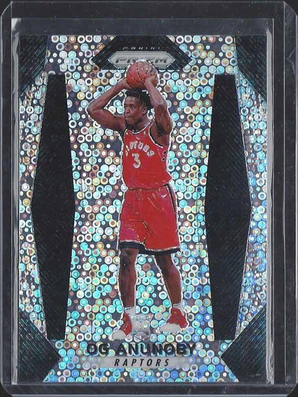 OG ANUNOBY 2017-18 PANINI PRIZM SILVER FAST BREAK PRIZMS ROOKIE RC #38