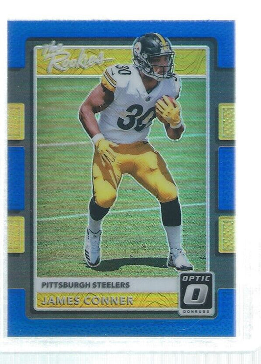 JAMES CONNER 2017 DONRUSS OPTIC HOLO THE ROOKIES BLUE RC #D 145/149