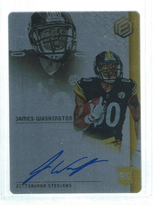 JAMES WASHINGTON 2018 PANINI ELEMENTS ON CARD AUTO RC #D 83/199