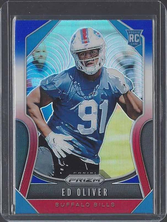 ED OLIVER 2019 PANINI PRIZM RED WHITE BLUE ROOKIE PRIZMS RC #378