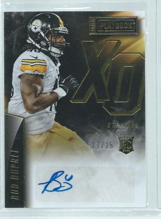BUD DUPREE 2015 PANINI PLAYBOOK XO GOLD AUTO RC #D 17/25