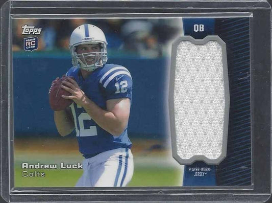 ANDREW LUCK 2012 TOPPS JUMBO COLTS ROOKIE JERSEY RC