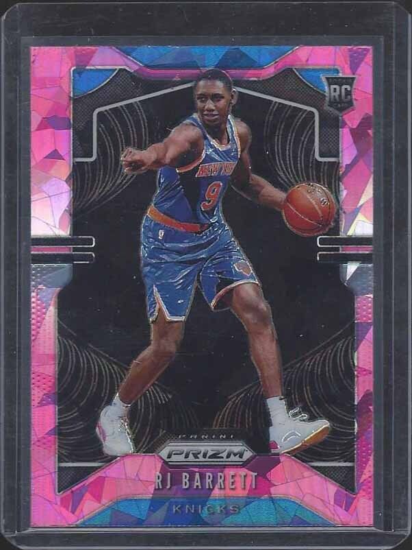RJ BARRETT 2019-20 PANINI PRIZM PINK ICE ROOKIE PRIZMS SSP RC #250