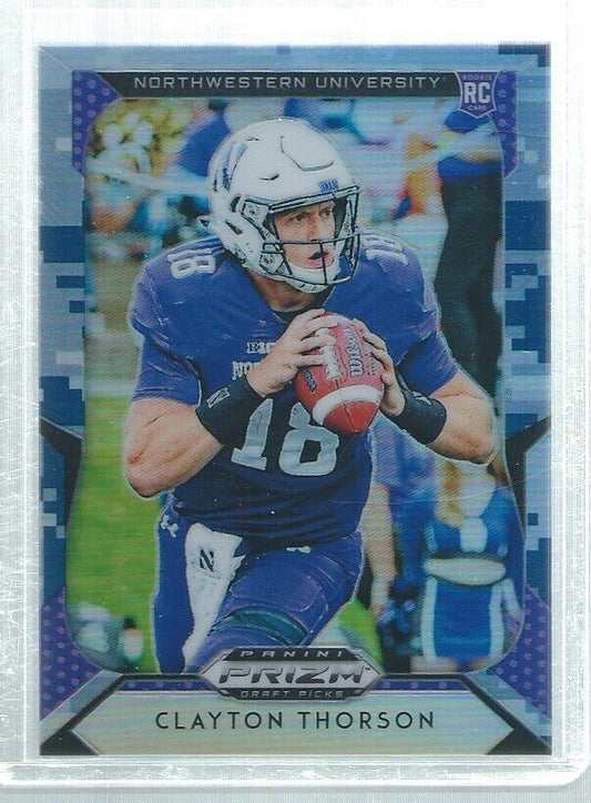CLAYTON THORSON 2019 PANINI PRIZM CAMO PRIZMS ROOKIE RC #D 8/25