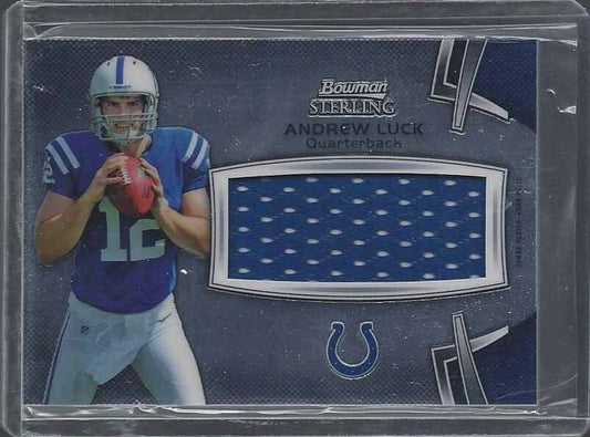 ANDREW LUCK 2012 BOWMAN STERLING COLTS ROOKIE JERSEY RC