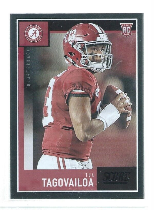 TUA TAGOVAILOA 2020 SCORE BLACK ROOKIE RC SP #369