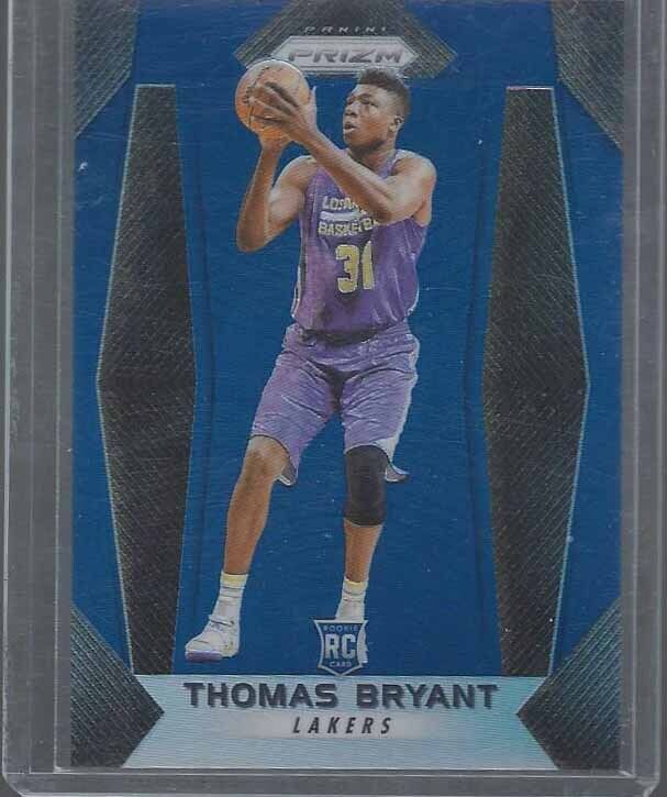 THOMAS BRYANT 2017-18 PANINI PRIZM BLUE PRIZMS ROOKIE RC #D 162/199