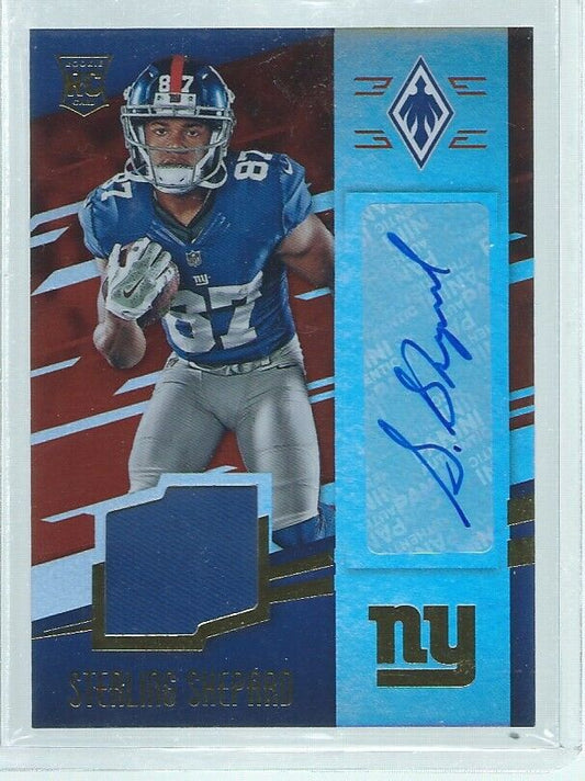 STERLING SHEPARD 2016 PANINI PHOENIX JERSEY AUTO RC #D /249