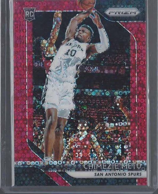 CHIMEZIE METU 2018-19 PANINI PRIZM RED FAST BREAK ROOKIE PRIZMS RC #D 1/125