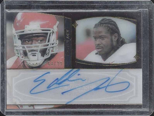 EDDIE LACY 2013 PRESS PASS SHOWCASE ON CARD PACKERS ROOKIE AUTO RC #D 68/99