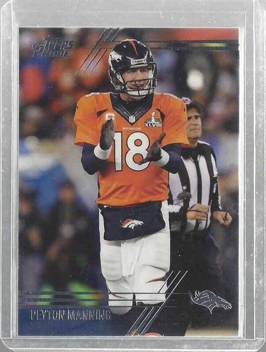 PEYTON MANNING 2014 TOPPS PRIME SP PHOTO VARIATION SHORT PRINT VARIANT #1