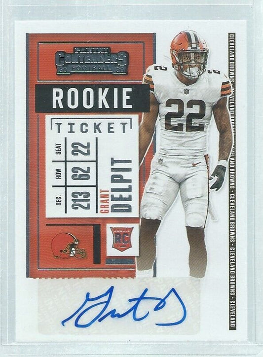 GRANT DELPIT 2020 PANINI CONTENDERS ROOKIE TICKET AUTO RC #167