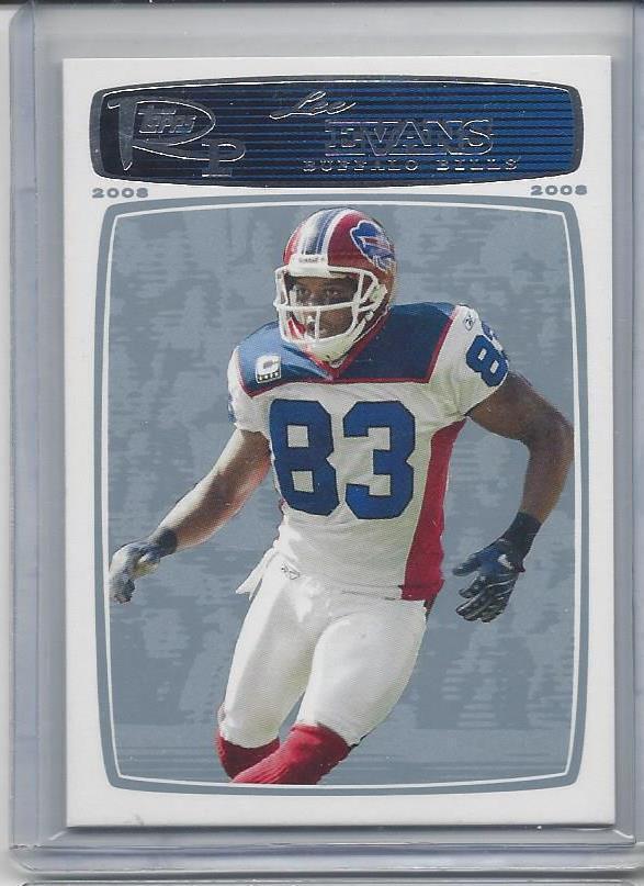 1/1 LEE EVANS 2008 TOPPS ROOKIE PROGRESSION SILVER #D 83/99 HIS JERSEY #83!!!!