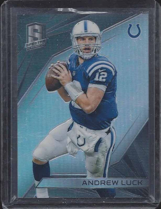 ANDREW LUCK 2015 PANINI SPECTRA SILVER PRIZM BASE #D 51/99