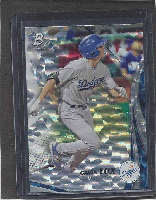 GAVIN LUX 2017 BOWMAN PLATINUM WHITE ICE SP PARALLEL PROSPECT #TP-GL