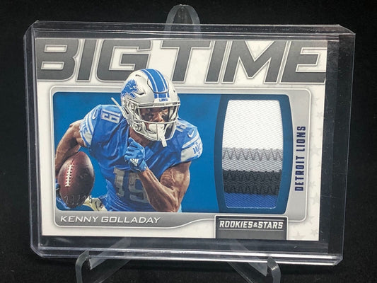 KENNY GOLLADAY 2019 ROOKIES & STARS BIG TIME 4 CLR PATCH #D 24/25