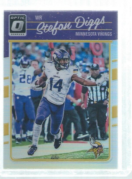 STEFON DIGGS 2016 DONRUSS OPTIC SILVER HOLO #61