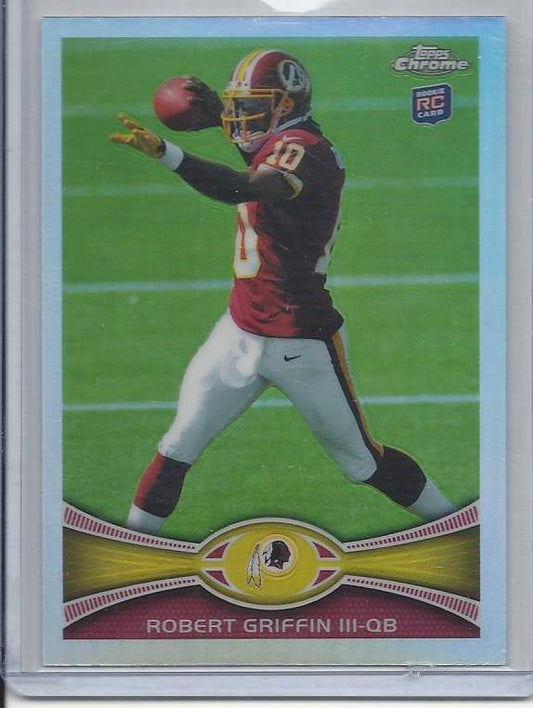 ROBERT GRIFFIN III 2012 TOPPS CHROME ROOKIE REFRACTOR RC #200