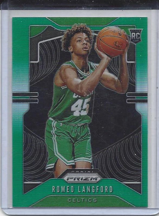 ROMEO LANGFORD 2019-20 PANINI PRIZM GREEN ROOKIE PRIZMS RC #260