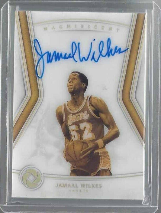 JAMAAL WILKES 2018-19 PANINI OPULENCE MAGNIFICENT ACETATE ON CARD AUTO #D /79