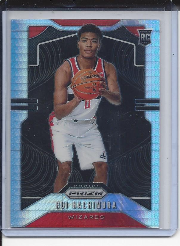 RUI HACHIMURA 2019-20 PANINI PRIZM HYPER ROOKIE PRIZMS RC #255