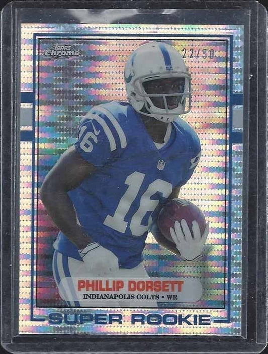 PHILLIP DORSETT 2015 TOPPS CHROME 1989 STYLE RETRO PULSAR REFRACTOR RC #D 22/50