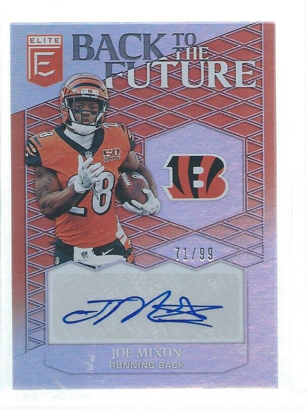 JOE MIXON 2018 DONRUSS ELITE BACK TO THE FUTURE AUTO #D 71/99