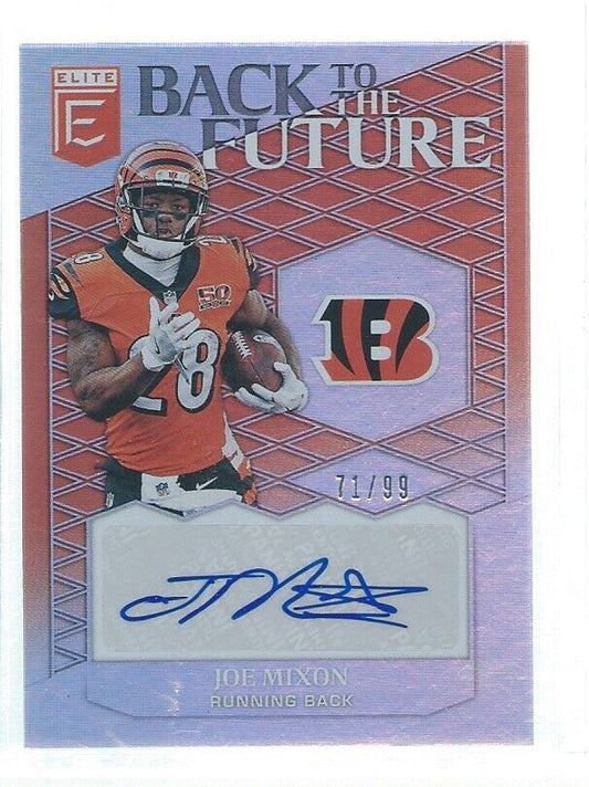 JOE MIXON 2018 DONRUSS ELITE BACK TO THE FUTURE AUTO #D 71/99