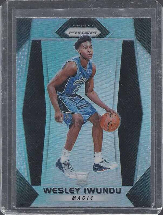 WESLEY IWUNDU 2017-18 PANINI PRIZM SILVER PRIZMS ROOKIE SSP RC #74
