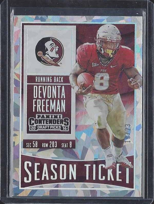 DEVONTA FREEMAN 2016 PANINI CONTENDERS DRAFT PICKS FLORIDA ST CRACKED ICE #D /23