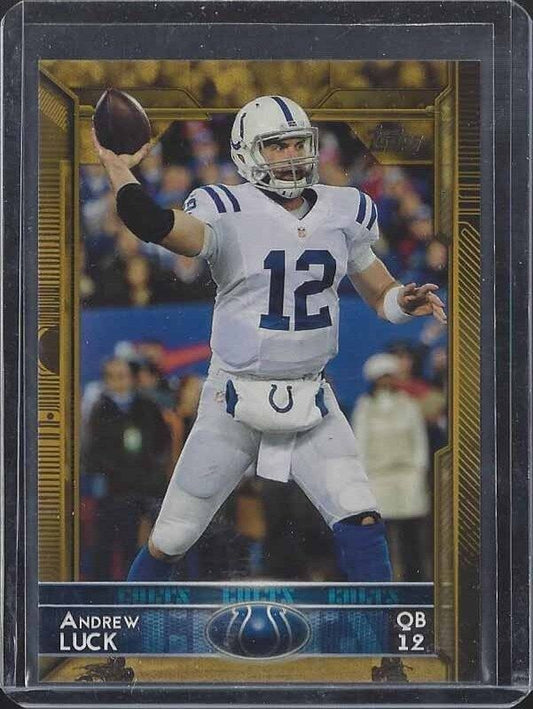 ANDREW LUCK 2015 TOPPS GOLD PARALLEL #D 1764/2015