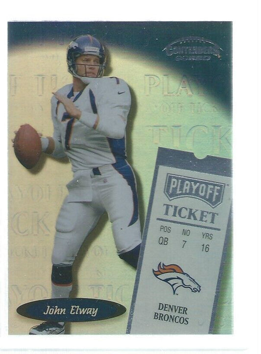 JOHN ELWAY 1999 CONTENDERS PLAYOFF TICKET #186