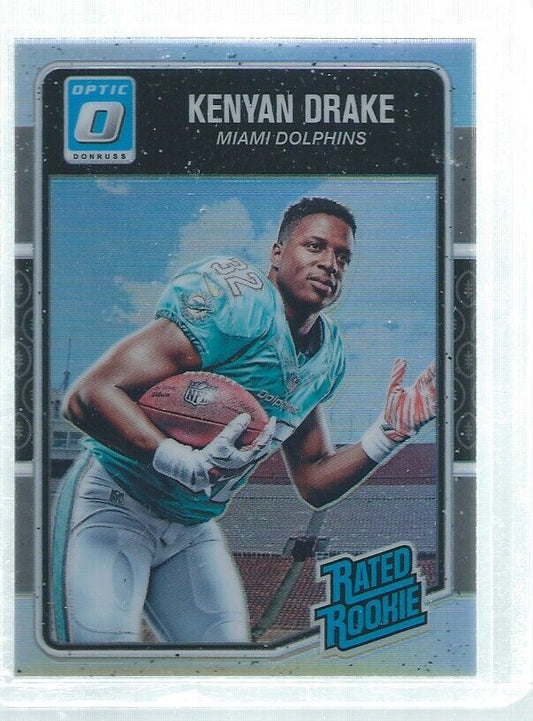 KENYAN DRAKE 2016 DONRUSS OPTIC RATED ROOKIE SILVER HOLO RC #181