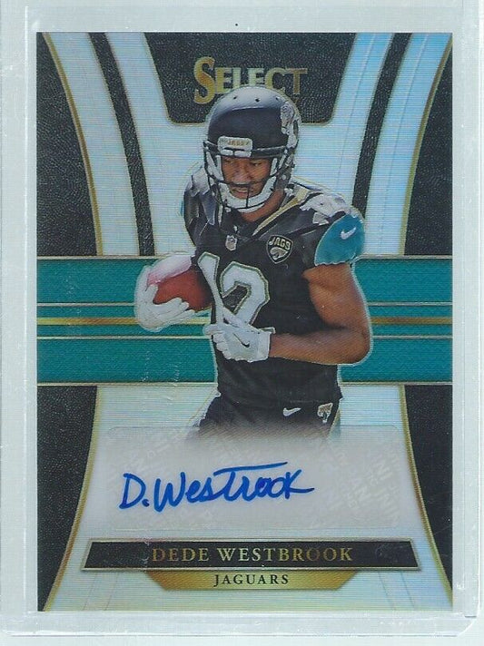 DEDE WESTBROOK 2017 PANINI SELECT PRIZM AUTO RC #D 39/149