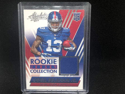 ODELL BECKHAM JR 2014 ABSOLUTE ROOKIE JERSEY COLLECTION RC